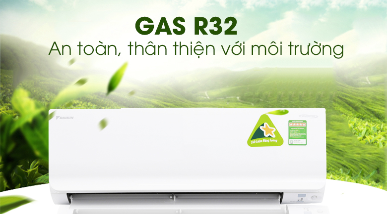 Gas R32 - Máy lạnh Daikin Inverter 1.5 HP ATKC35UAVMV