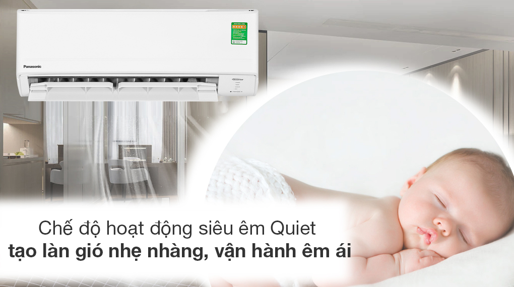 Máy lạnh Panasonic Inverter 1.5 HP CU/CS-PU12ZKH-8M - Tiện ích