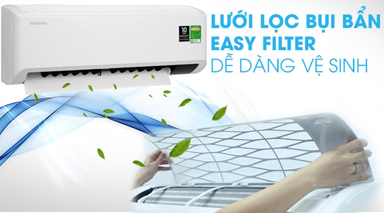 Máy lạnh Samsung Inverter 1 HP AR10TYHYCWKNSV