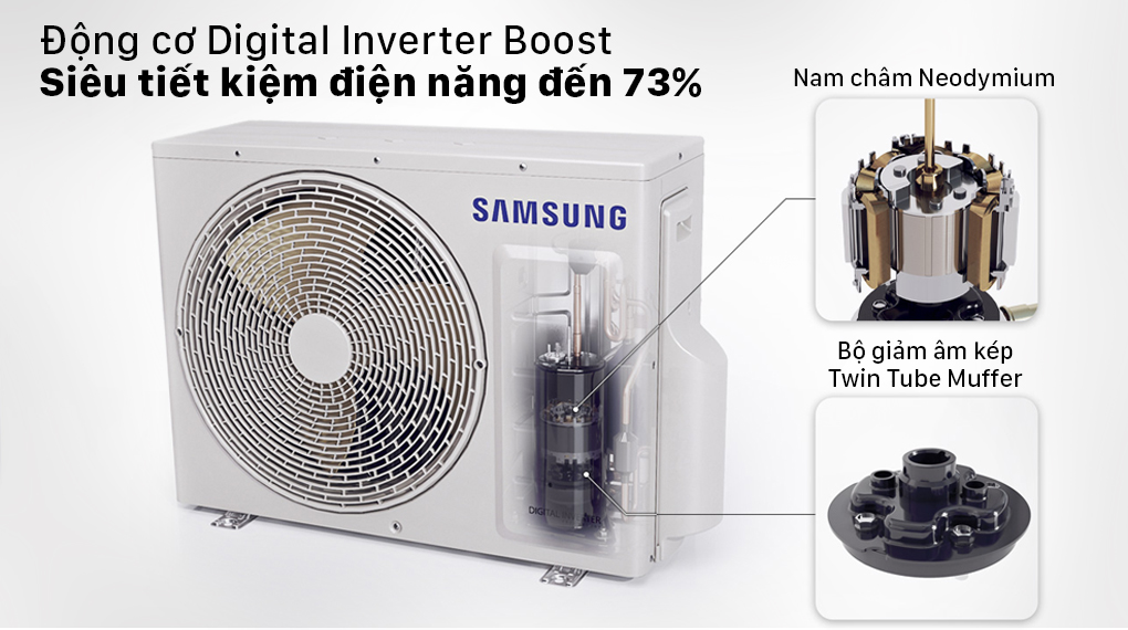 Máy lạnh Samsung AR10TYHYCWKNSV - Digital Inverter Boost