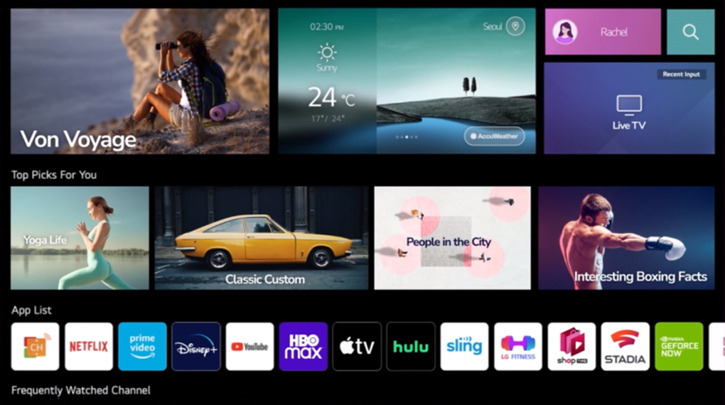 Smart Tivi LG 4K 65 inch 65UQ7550PSF - Hệ điều hành