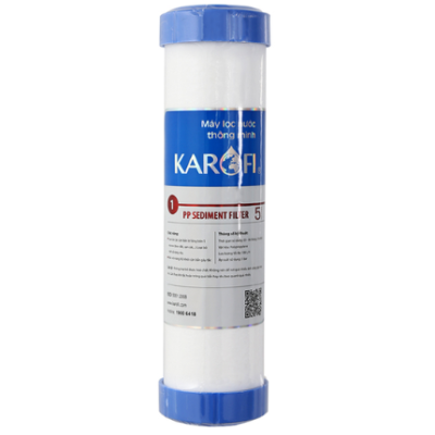 Lõi lọc thô Karofi số 1 Smax Duo PP 5 micron Sediment Filter