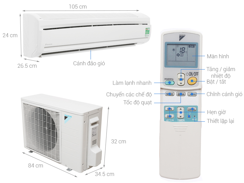 Điều hoà Daikin 2.0 HP FTC50NV1V