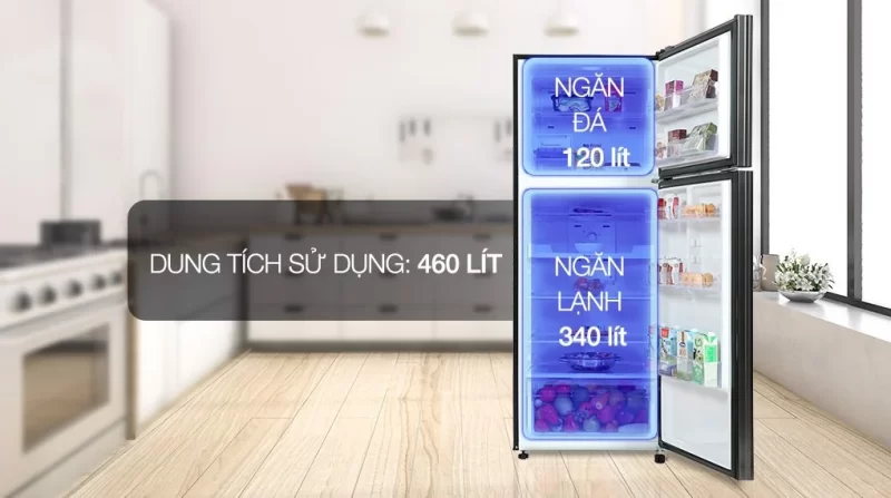 Tủ lạnh Samsung Inverter 460 lít RT46K603JB1/SV