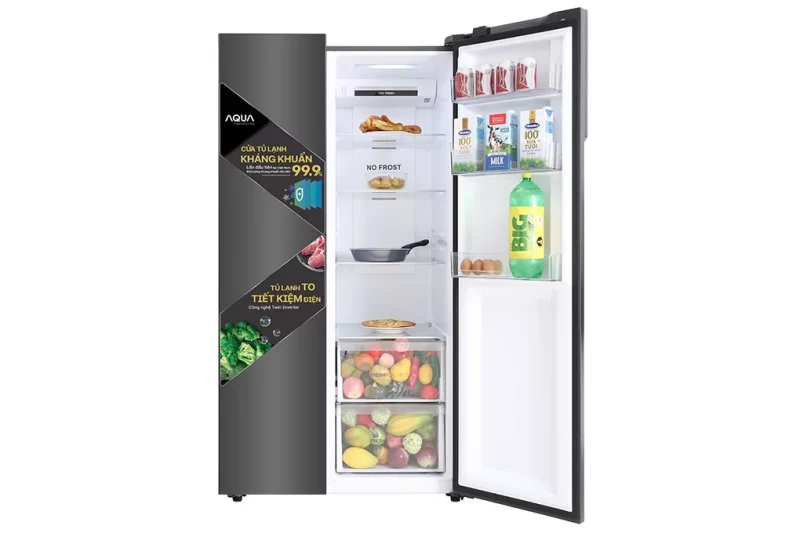 Tủ lạnh Aqua Inverter 541 lít AQR-S541XA(BL)