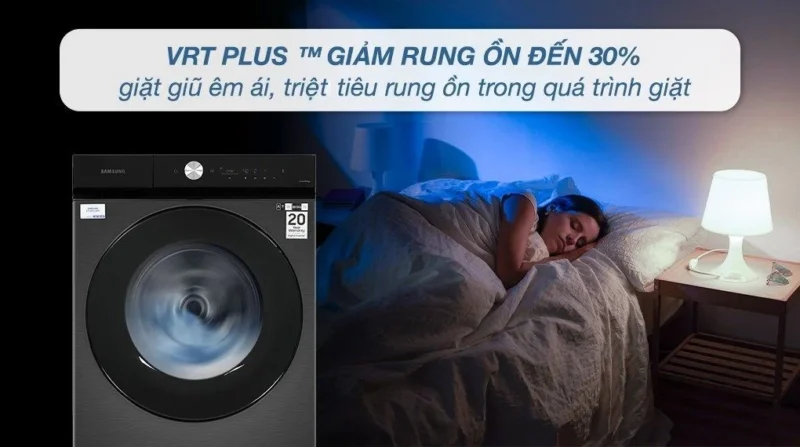 Máy giặt sấy Samsung Bespoke AI Inverter giặt 21 kg - sấy 12 kg WD21B6400KV/SV