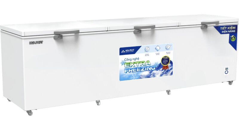 Tủ đông Hòa Phát HPF AD61190.T1 dàn đồng 3 cánh 1190L -30oC
