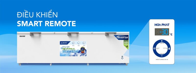 Tủ đông Hòa Phát HPF AD81190.1 Inverter dàn đồng 3 cánh 1190L -30oC