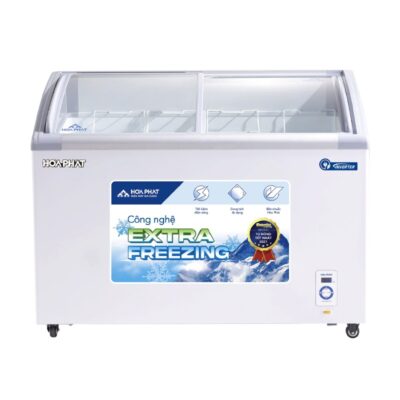 Tủ đông trưng bày Hòa Phát Inverter 1 ngăn 2 cánh HSF AD8451.C1 451 lít