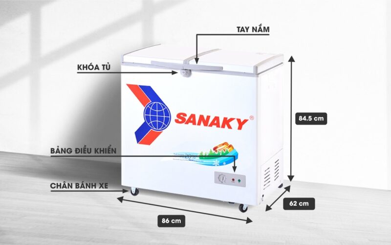 Tủ đông Sanaky VH-2299A1 175 lít