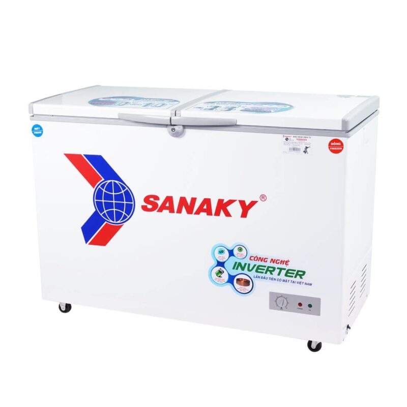 Tủ đông 2 ngăn đông mát Sanaky VH-3699W3 – 360 lít