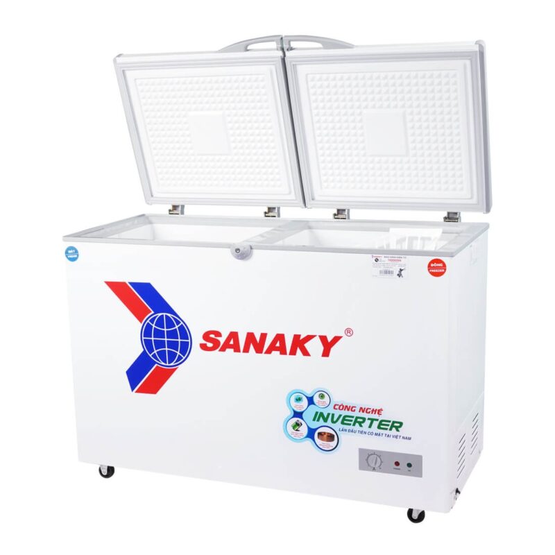 Tủ đông 2 ngăn đông mát Sanaky VH-3699W3 – 360 lít