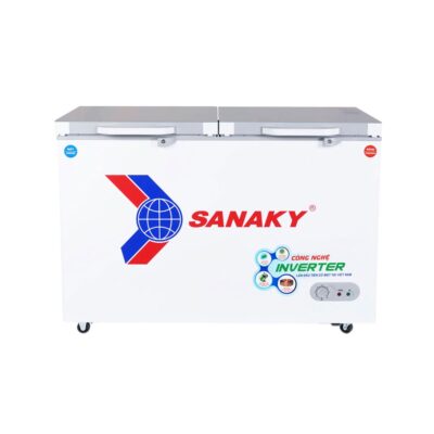 Tủ đông Sanaky 2 ngăn đông và mát VH-3699W4K (260 lít, nắp kính xám)