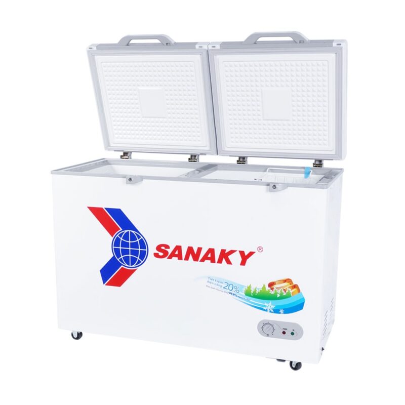 Tủ đông 1 ngăn mặt kính cường lực 320 lít Sanaky VH-4099A2KD