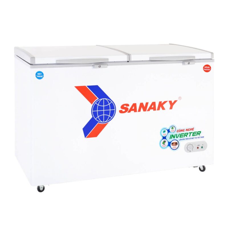 Tủ đông 2 ngăn 2 cánh Sanaky VH-5699W3 365 lít Inverter