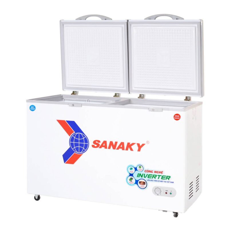 Tủ đông 2 ngăn 2 cánh Sanaky VH-5699W3 365 lít Inverter