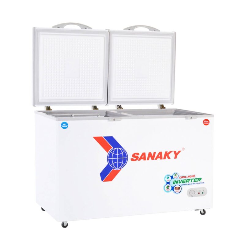 Tủ đông 2 ngăn 2 cánh Sanaky VH-5699W3 365 lít Inverter