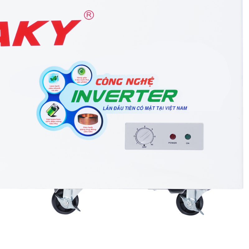 Tủ đông 1 ngăn nắp kính lùa Sanaky VH 6899K3 450 lít