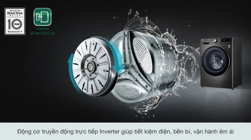 Máy giặt LG Inverter 11 kg FV1411S3B