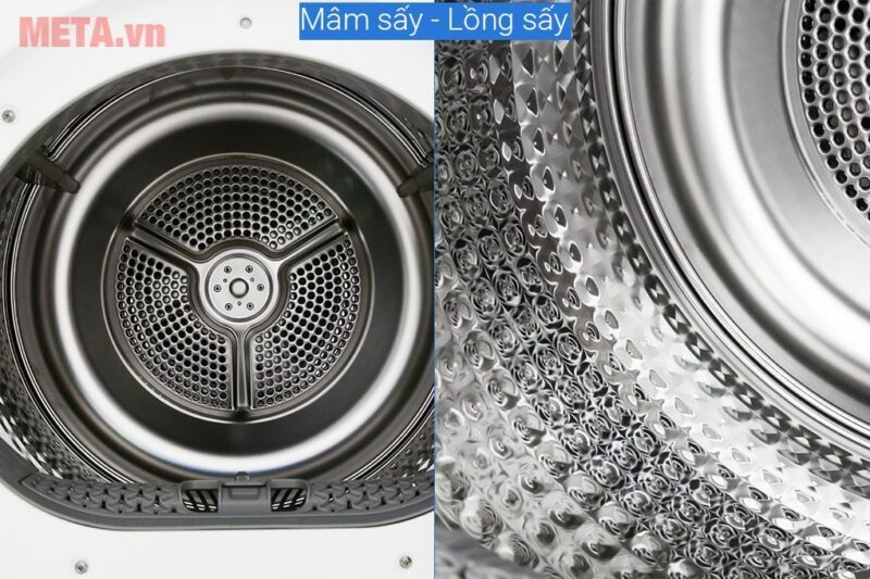 Máy sấy bơm nhiệt Heatpump Samsung DV90M5200QW/SV 9kg