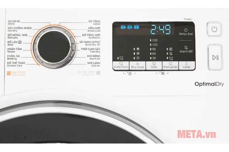 Máy sấy bơm nhiệt Heatpump Samsung DV90M5200QW/SV 9kg