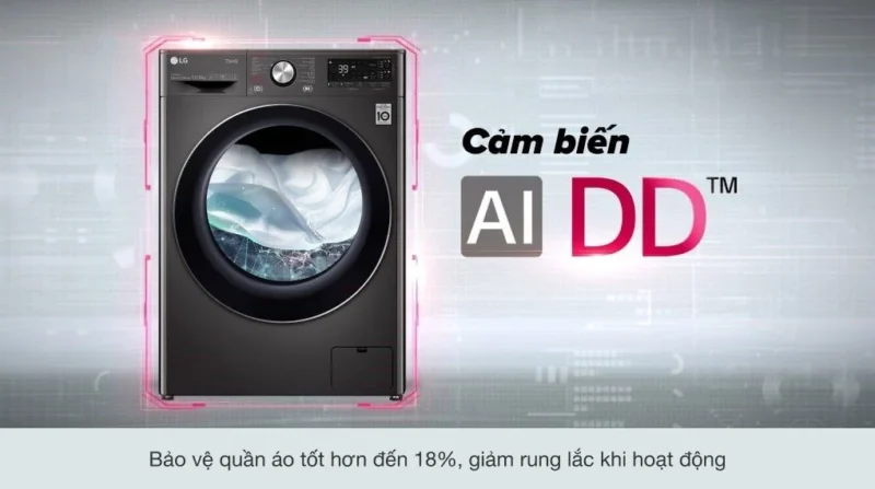 Máy Giặt Sấy LG Inverter 13 kg FV1413H3BA