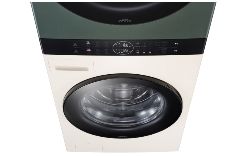 Tháp giặt sấy LG WashTower Inverter giặt 25 kg - sấy 17 kg WT2517NHEG