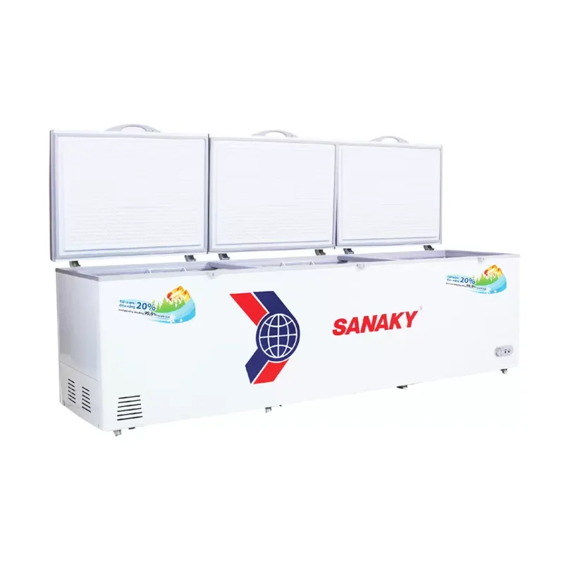 Tủ Đông Dàn Đồng 3 Cánh Sanaky VH-1399HY, 1 Ngăn 1300 Lít