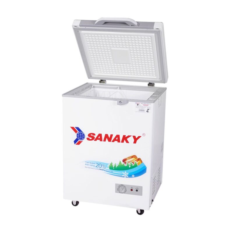 Tủ Đông Gia Đình Sanaky VH 1599HYKD, 100 Lít Dàn Đồng