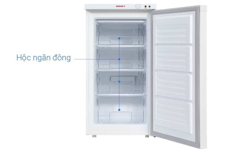 Tủ Đông Đứng Sanaky VH-160VD 118 lít