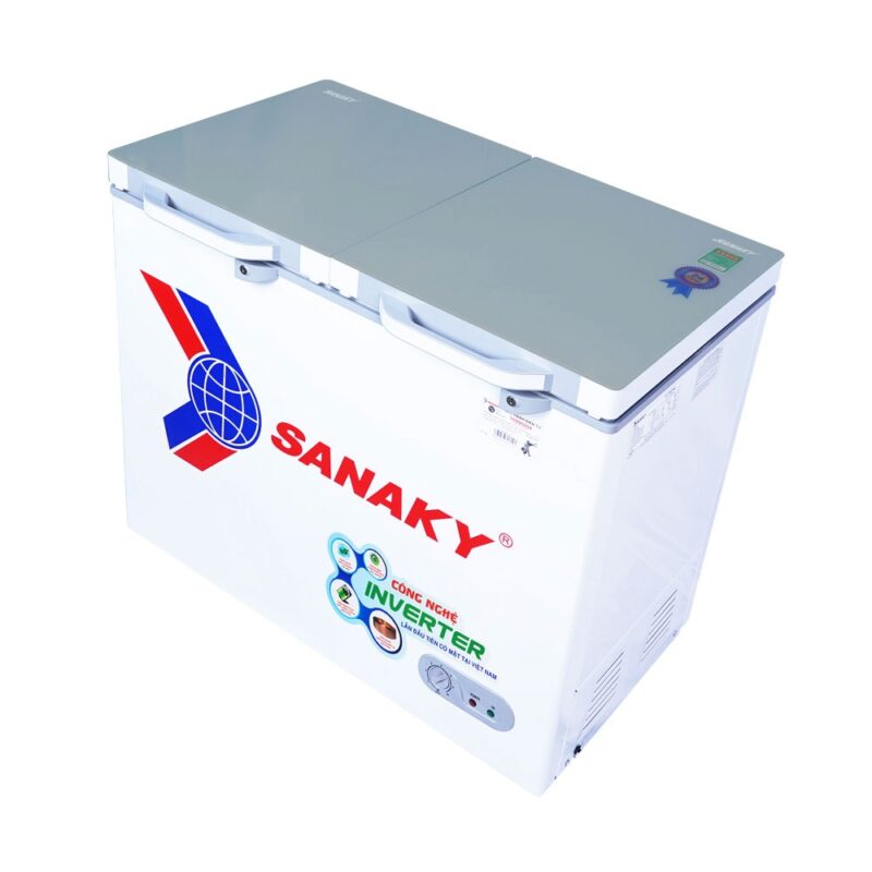 Tủ đông Inverter Sanaky mặt kính cường lực VH-2599A4K (250 lít)