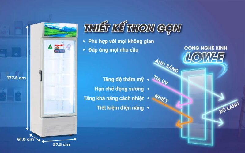 Tủ Mát Sanaky VH-3089K3 300 lít