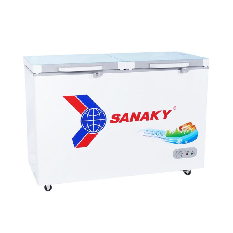 Tủ đông 1 ngăn mặt kính cường lực 320 lít Sanaky VH-4099A2KD
