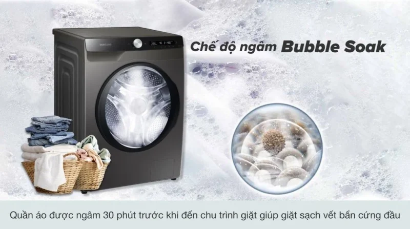 Máy Giặt Samsung Inverter 8.5 kg WW85T554DAX/SV